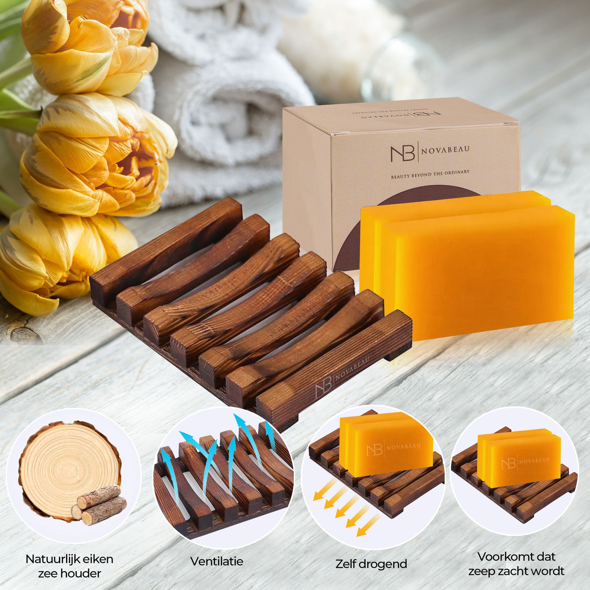 Kojic Acid Zeep met Zeephouder